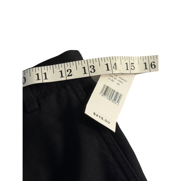 AG Adriano Goldschmied Womens Black Silk Blend Cargo Tapered Pants Size 4 26 NEW - Picture 6 of 7